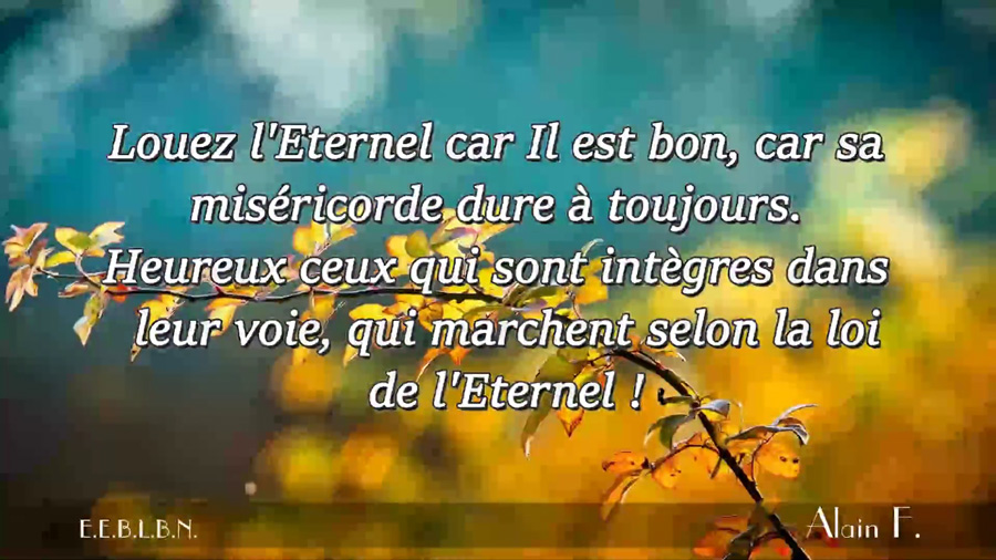 Lire la suite à propos de l’article Heureux ceux qui sont intègres… !