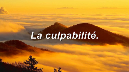 Lire la suite à propos de l’article La culpabilité.