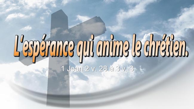 Lire la suite à propos de l’article L’espérance qui anime le chrétien<strong>.</strong>