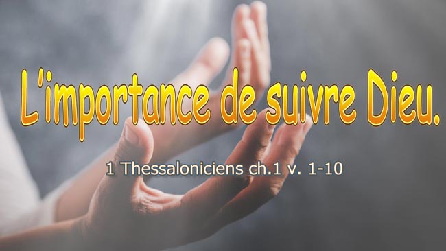 Lire la suite à propos de l’article L’importance de suivre Dieu.