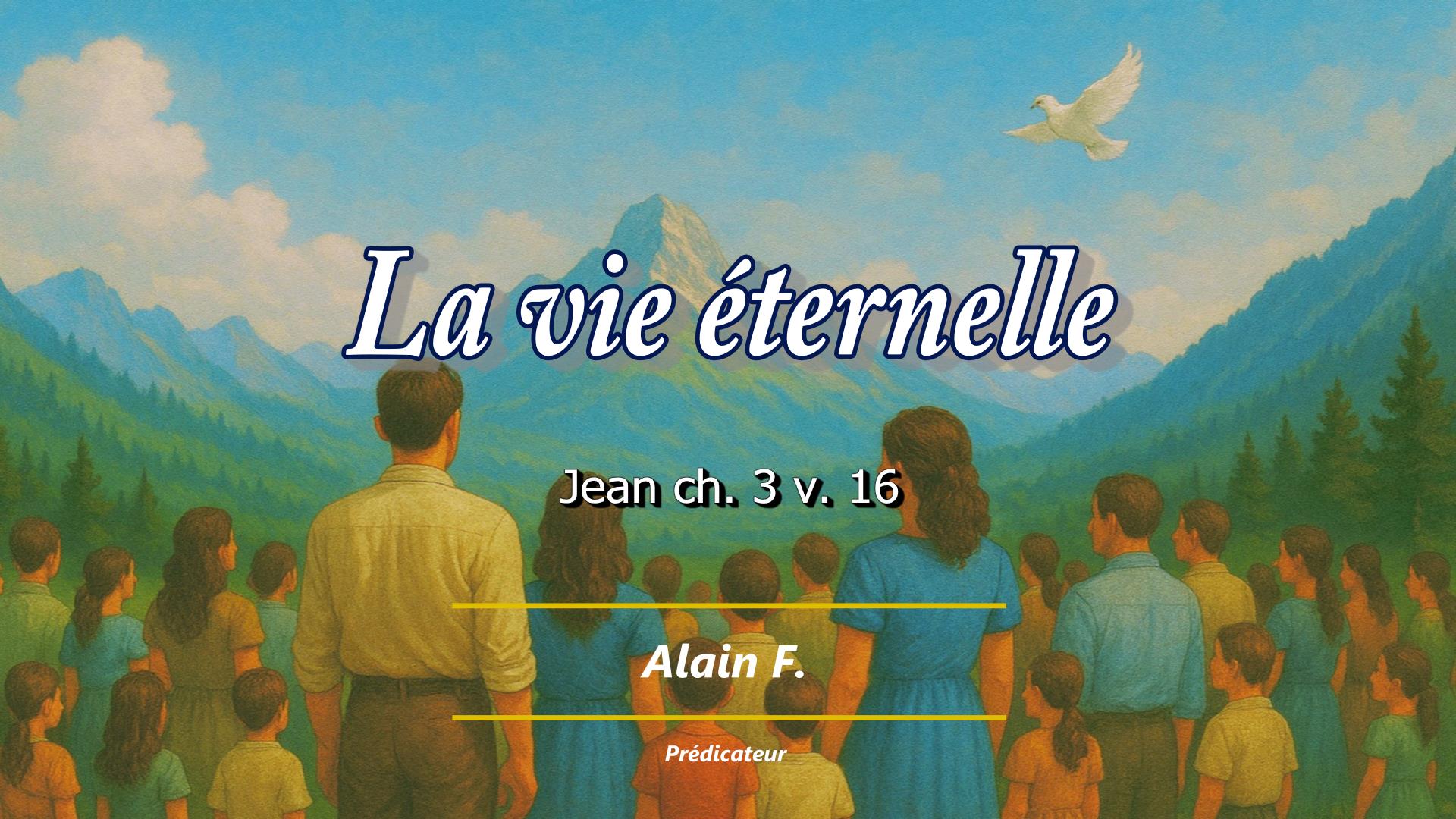 Lire la suite à propos de l’article la vie éternelle.