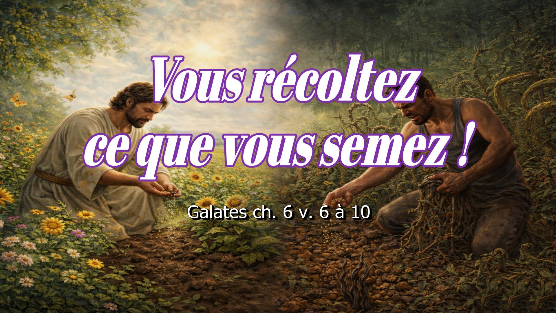 Lire la suite à propos de l’article Vous récoltez ce que vous semez !