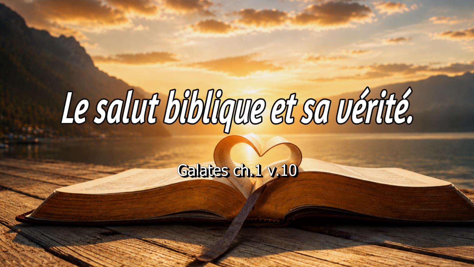 Lire la suite à propos de l’article le salut biblique et sa vérité.